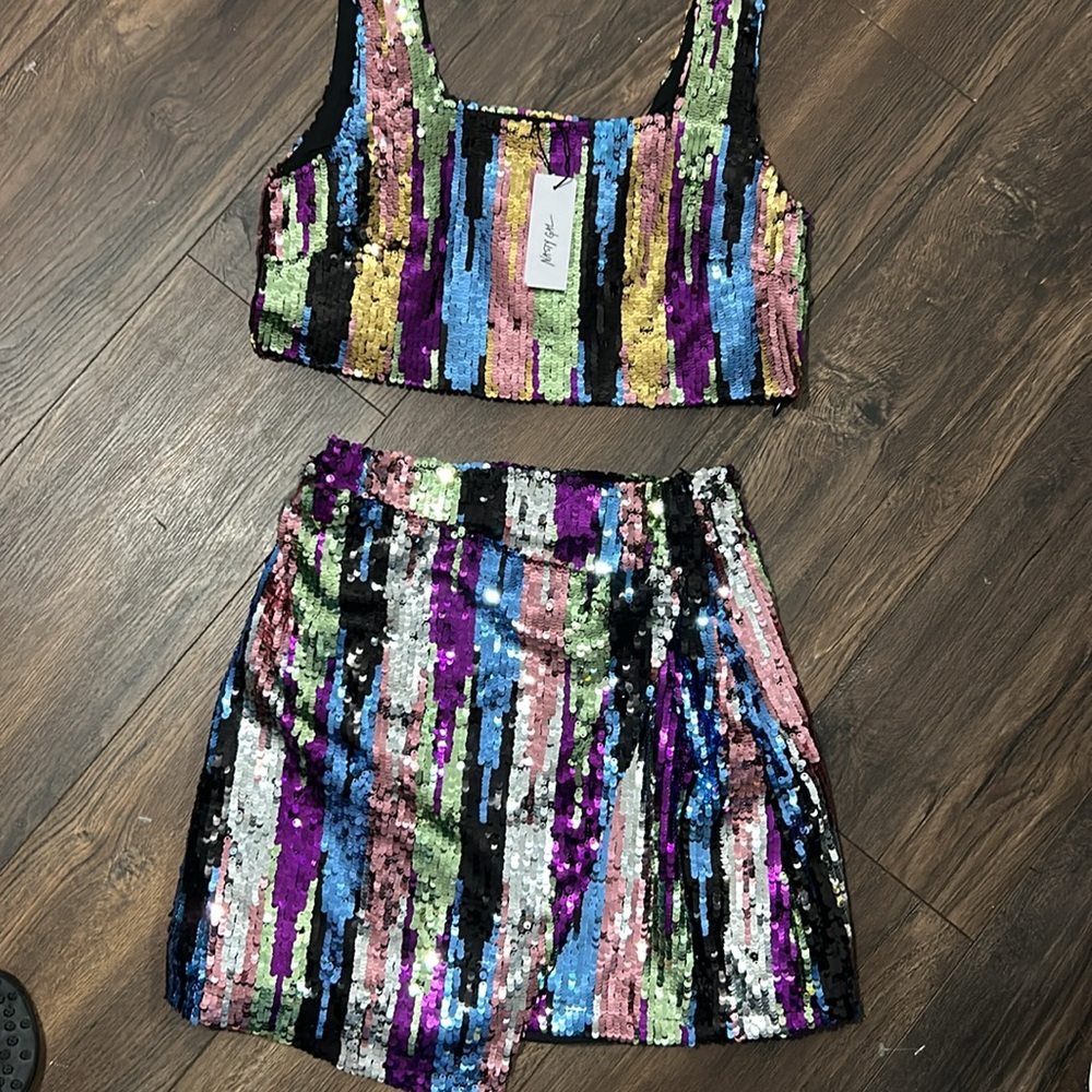 Fabulous Sequin Set - crop and mini included